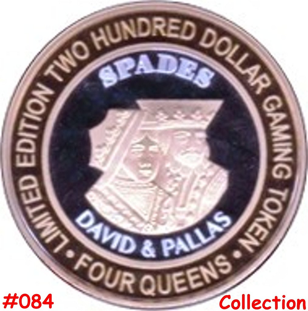 -200 Four Queens Spades gold obv.